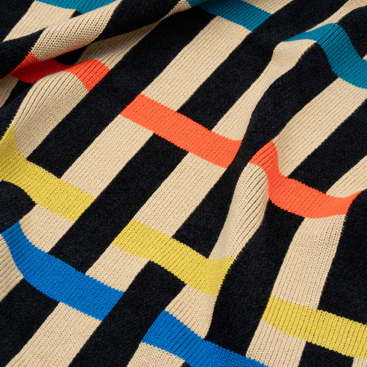 Ribbon Throw: Black