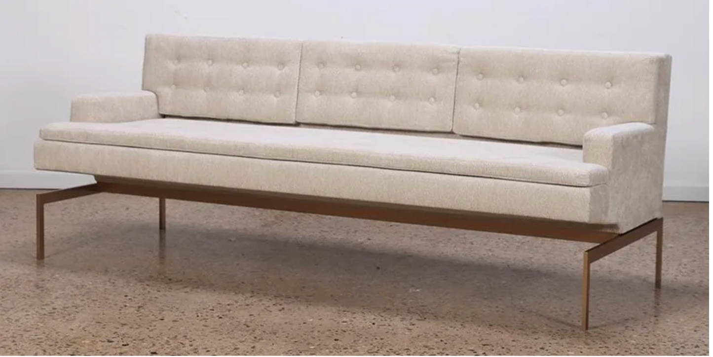 A "Mancini" upholstered sofa