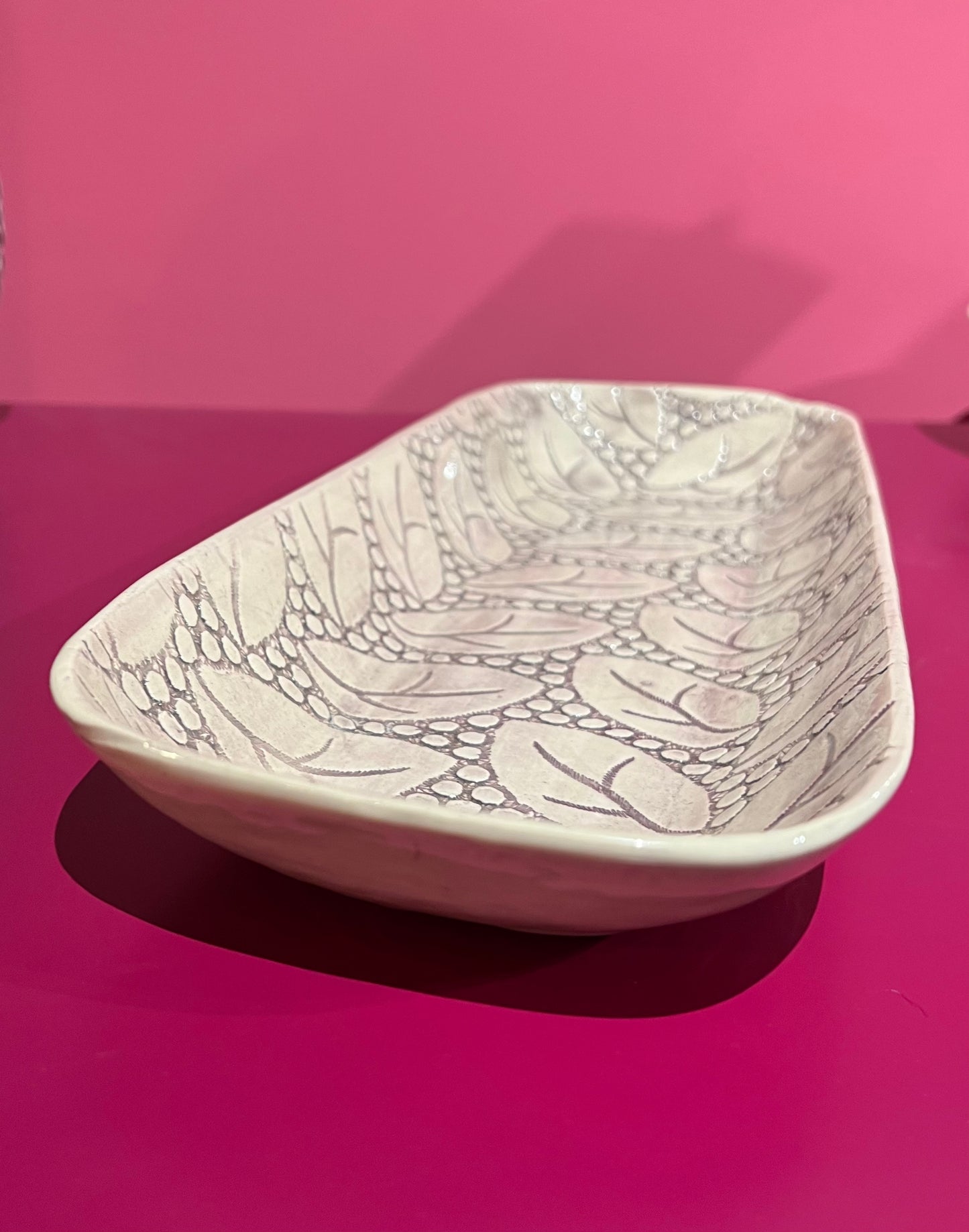 Prawn dish rectangular