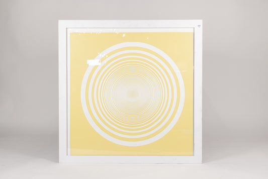Yellow Retro Art piece
