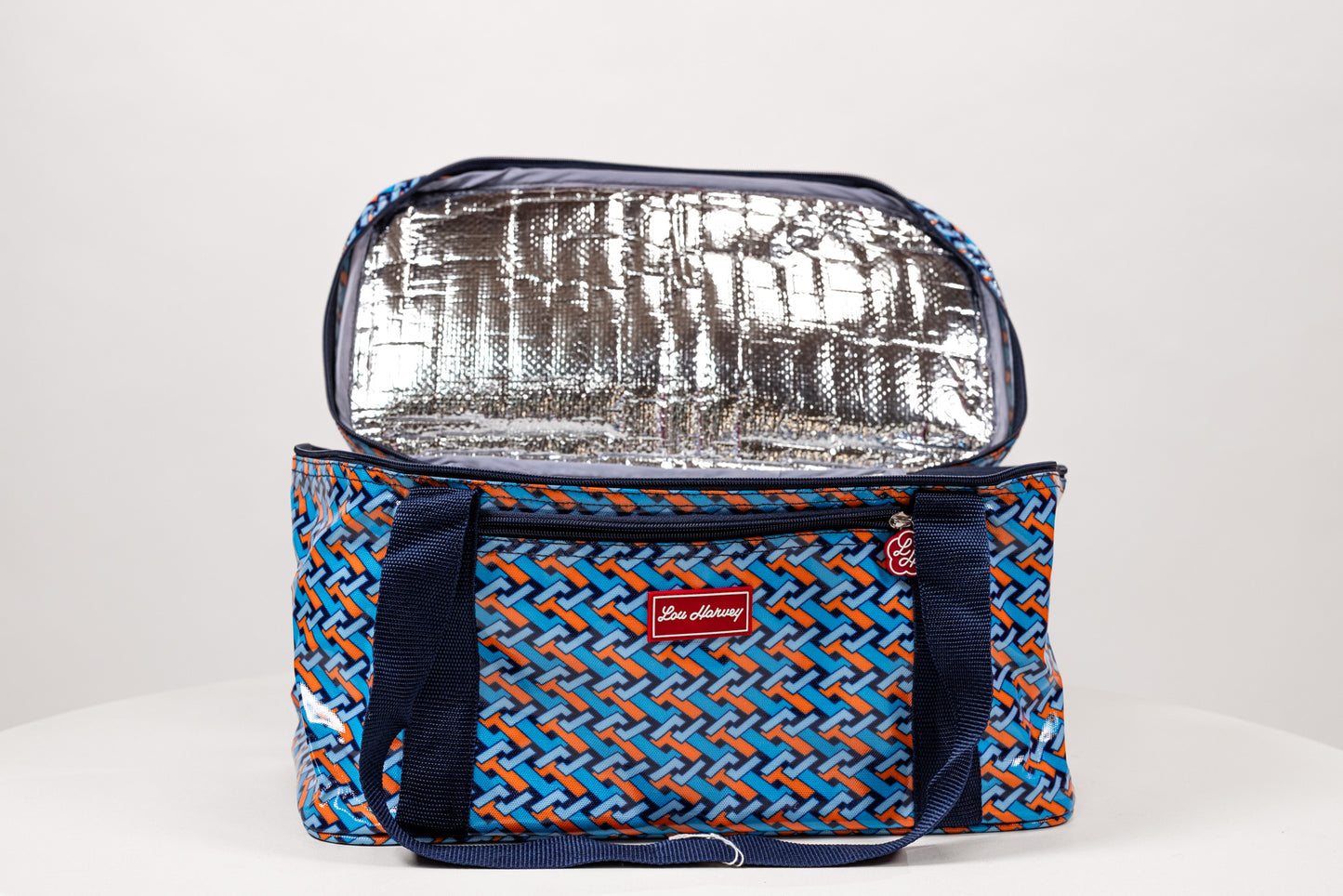 Weave Blue Orange Family Cooler