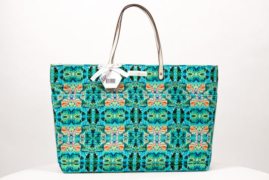 Red Hair Girl, Tea Party Original Canvas Tote