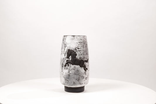Black and White Blend Vase