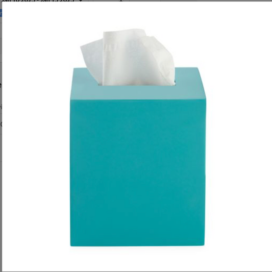 Lacquered Tissue box Cover