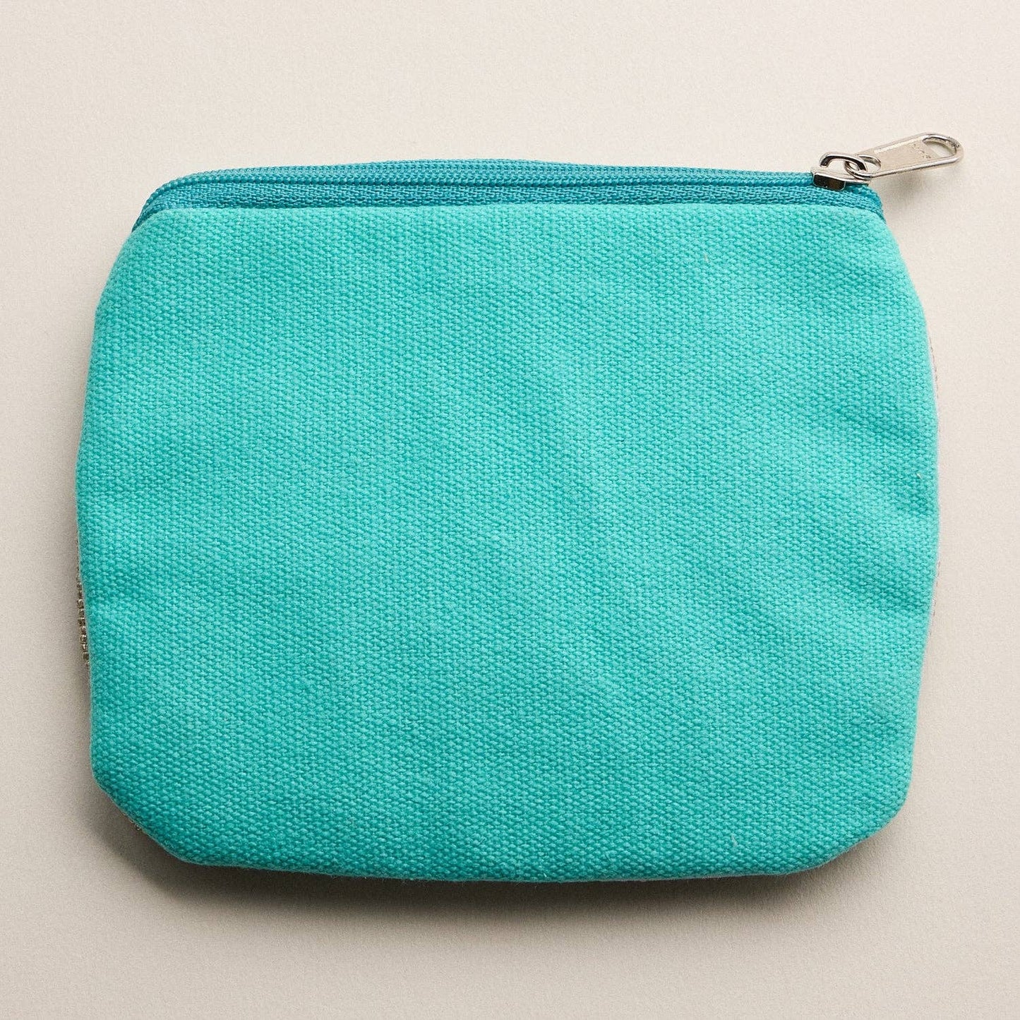 Beaded Sardine Can Clutch – Hand-Embroidered Sequin Zip Pouch: MT / ONE