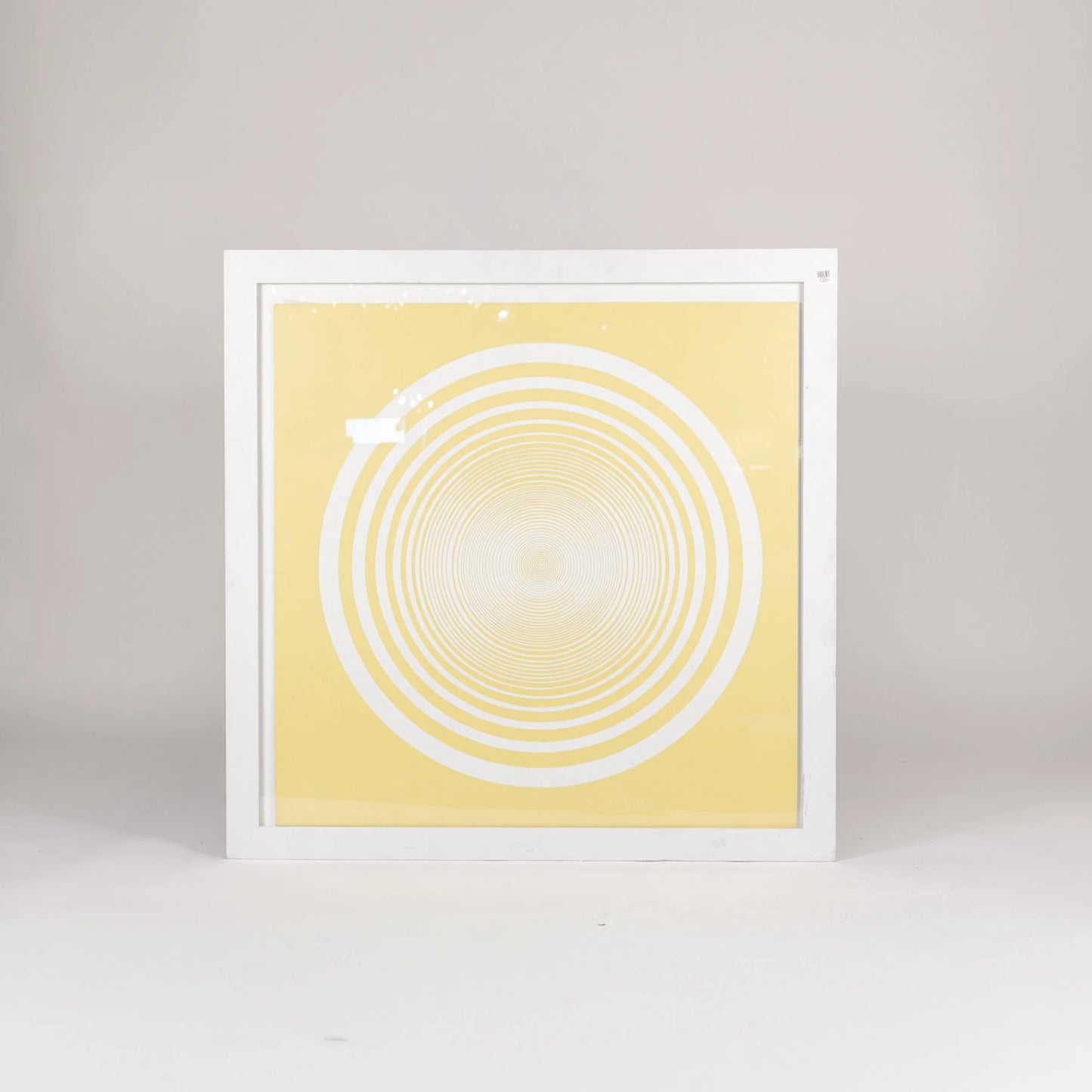 Yellow Retro Art piece