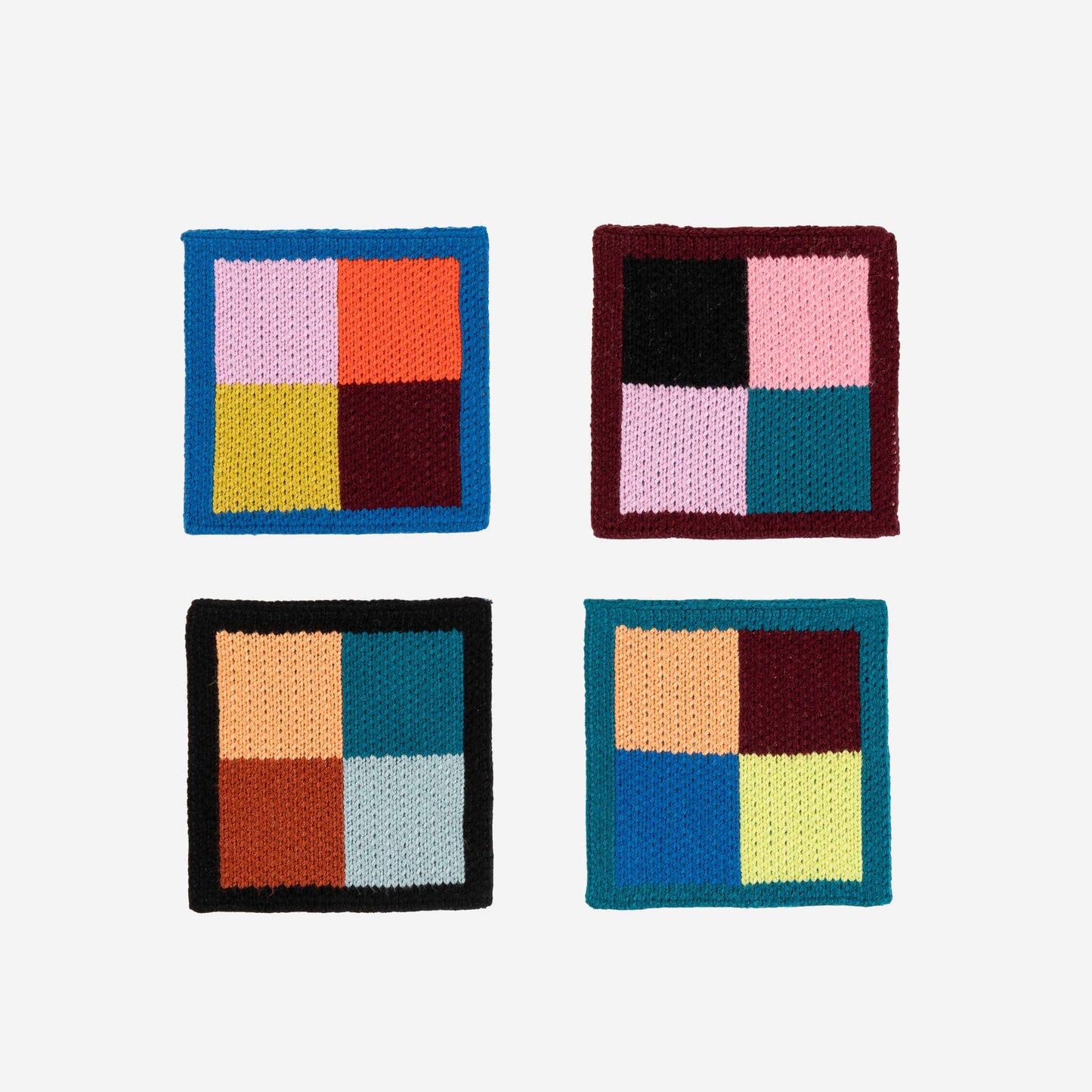 Color Patch Coaster Set: Sport