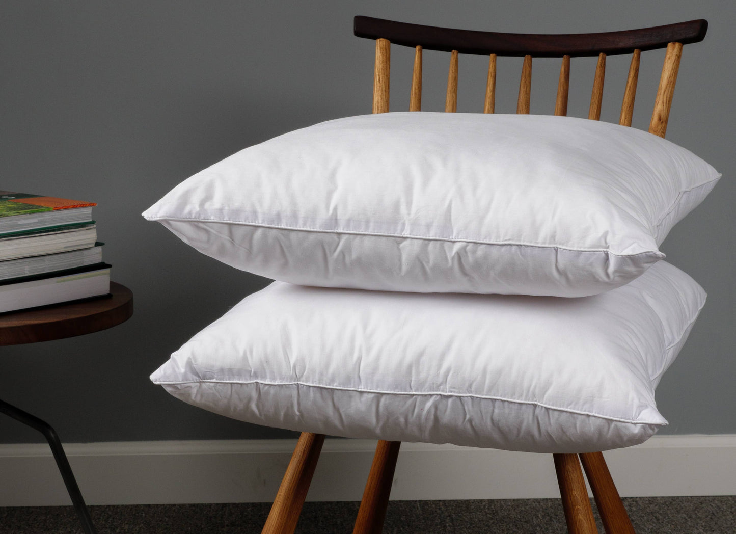 Set Of 2 Down Alternative Throw Pillow Inserts-Various Sizes: 18" x 18"