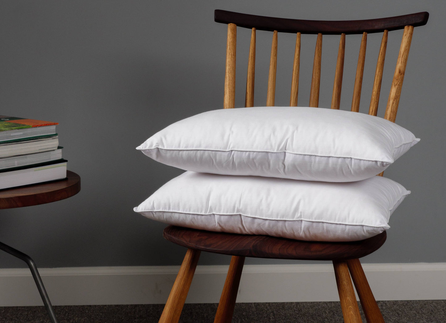 Set Of 2 Down Alternative Throw Pillow Inserts-Various Sizes: 18" x 18"