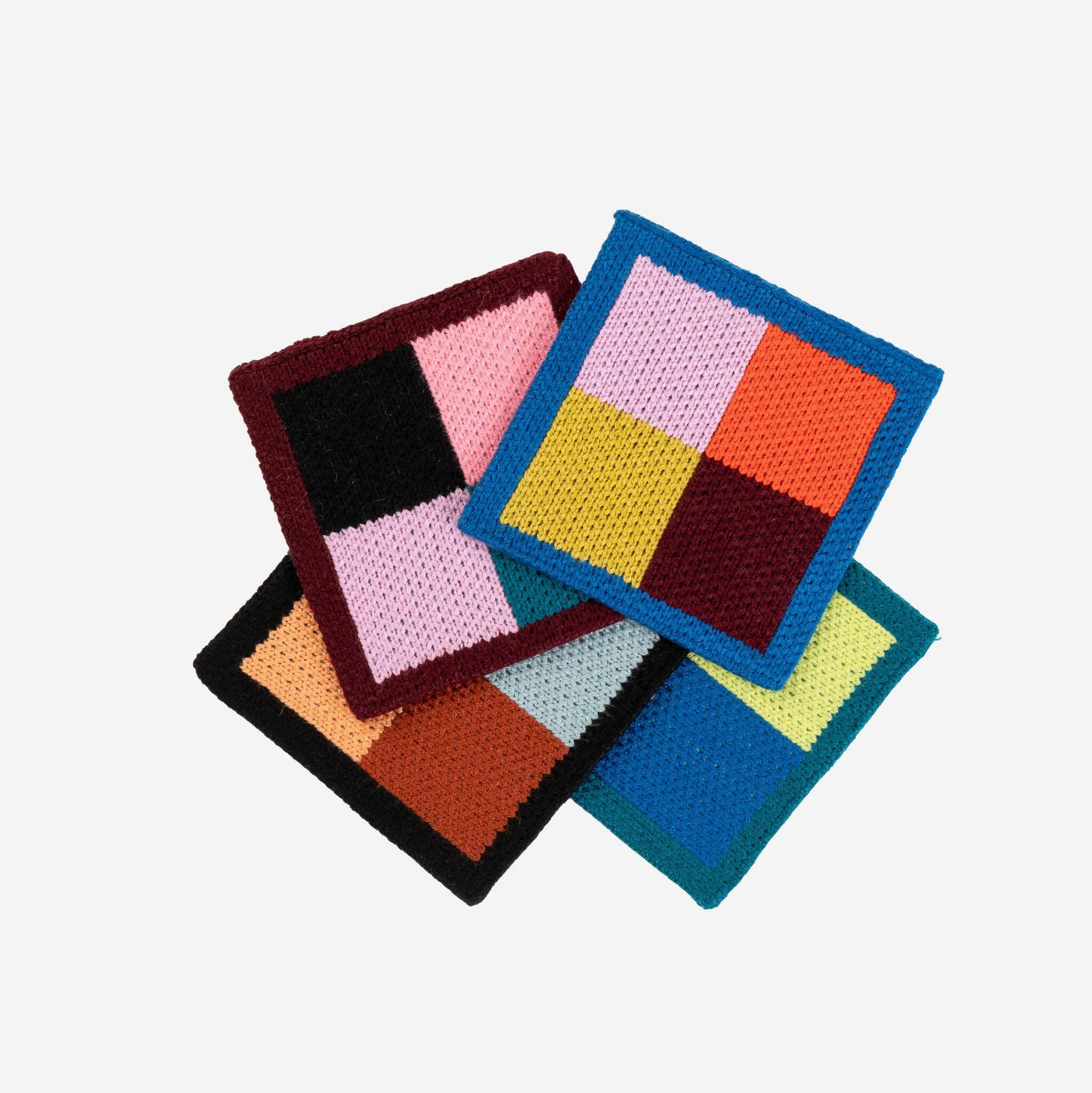 Color Patch Coaster Set: Sport