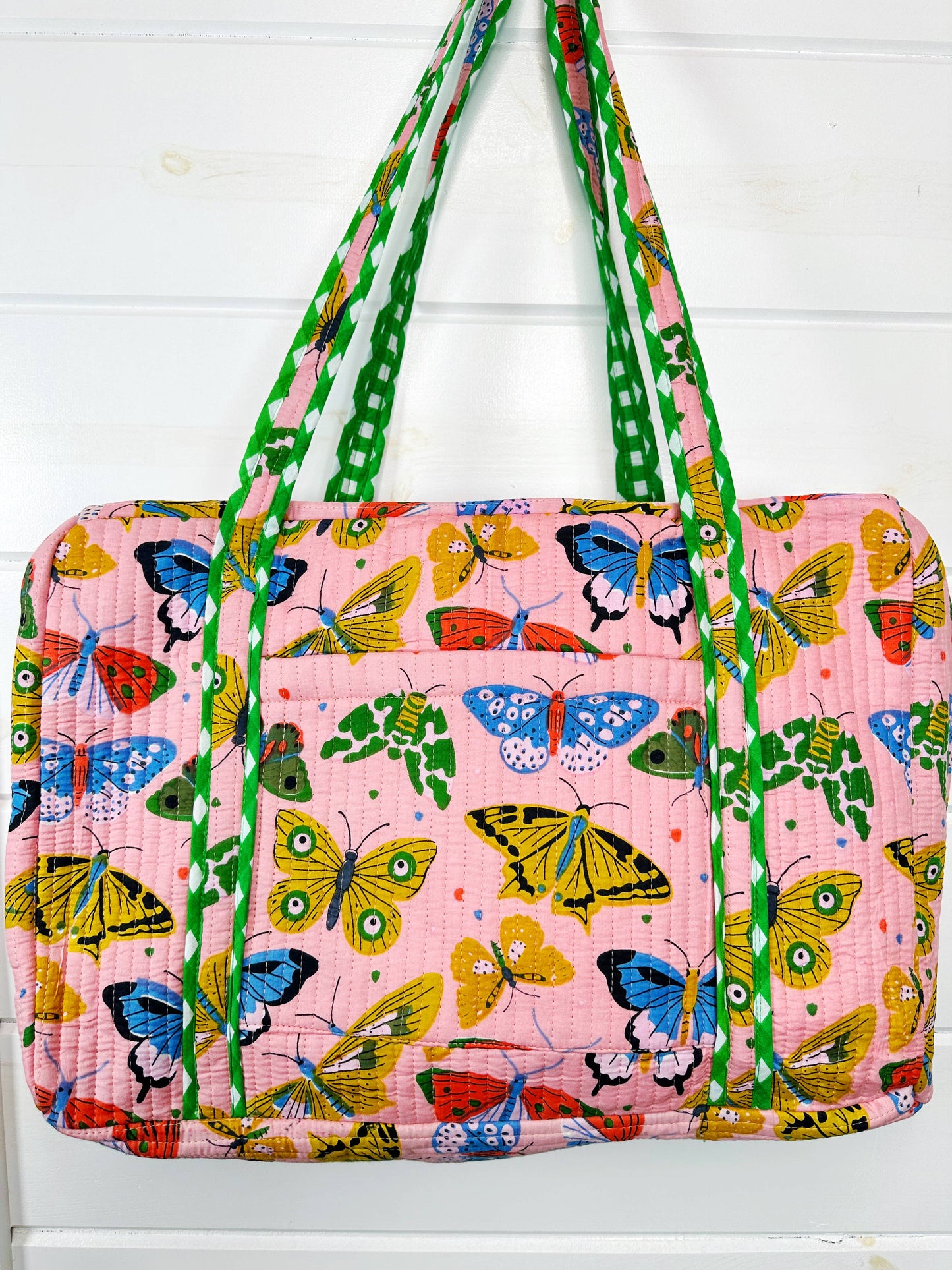 Quilted Duffle Weekender Bag | Overnight Travel Bag