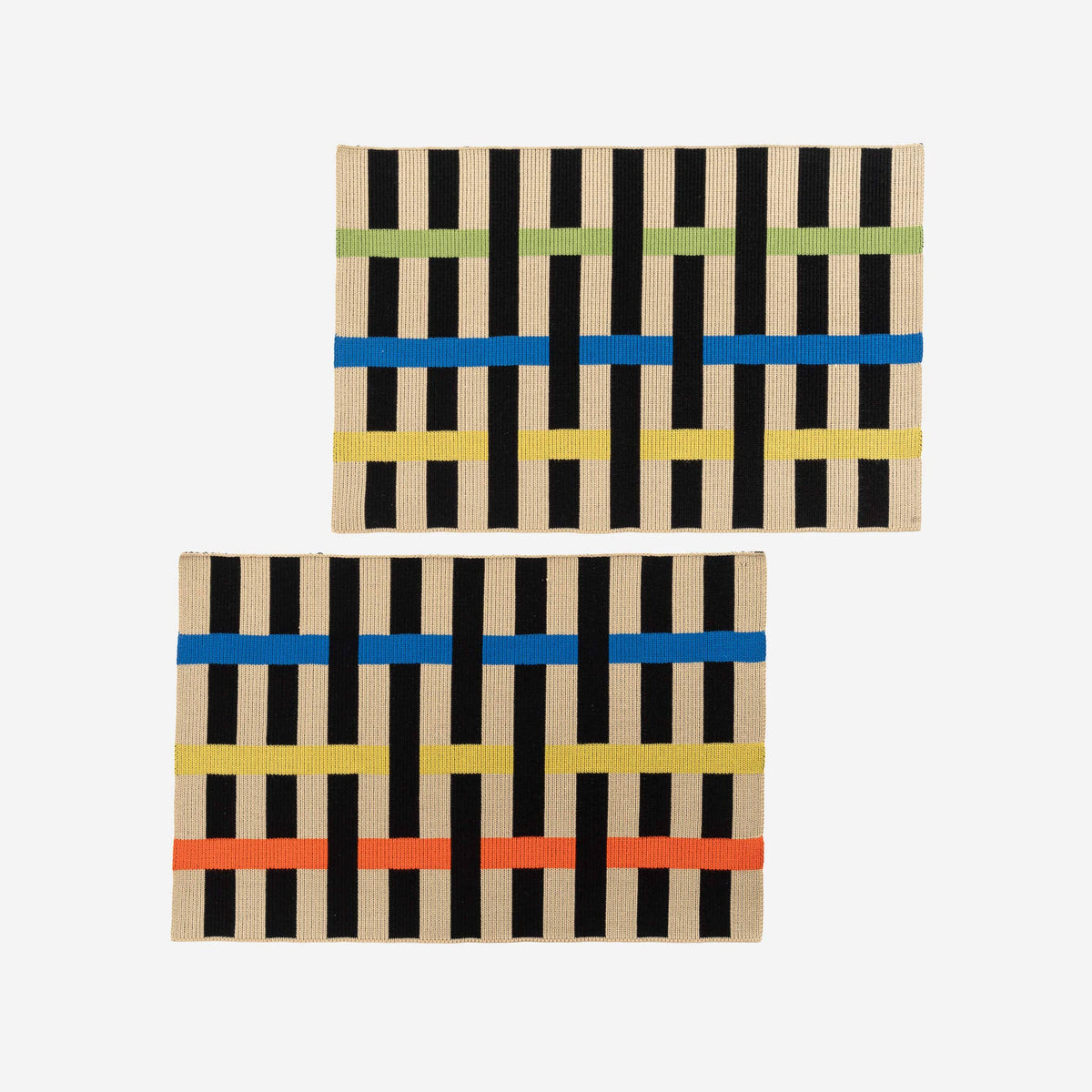 Ribbon Placemat Set: Black