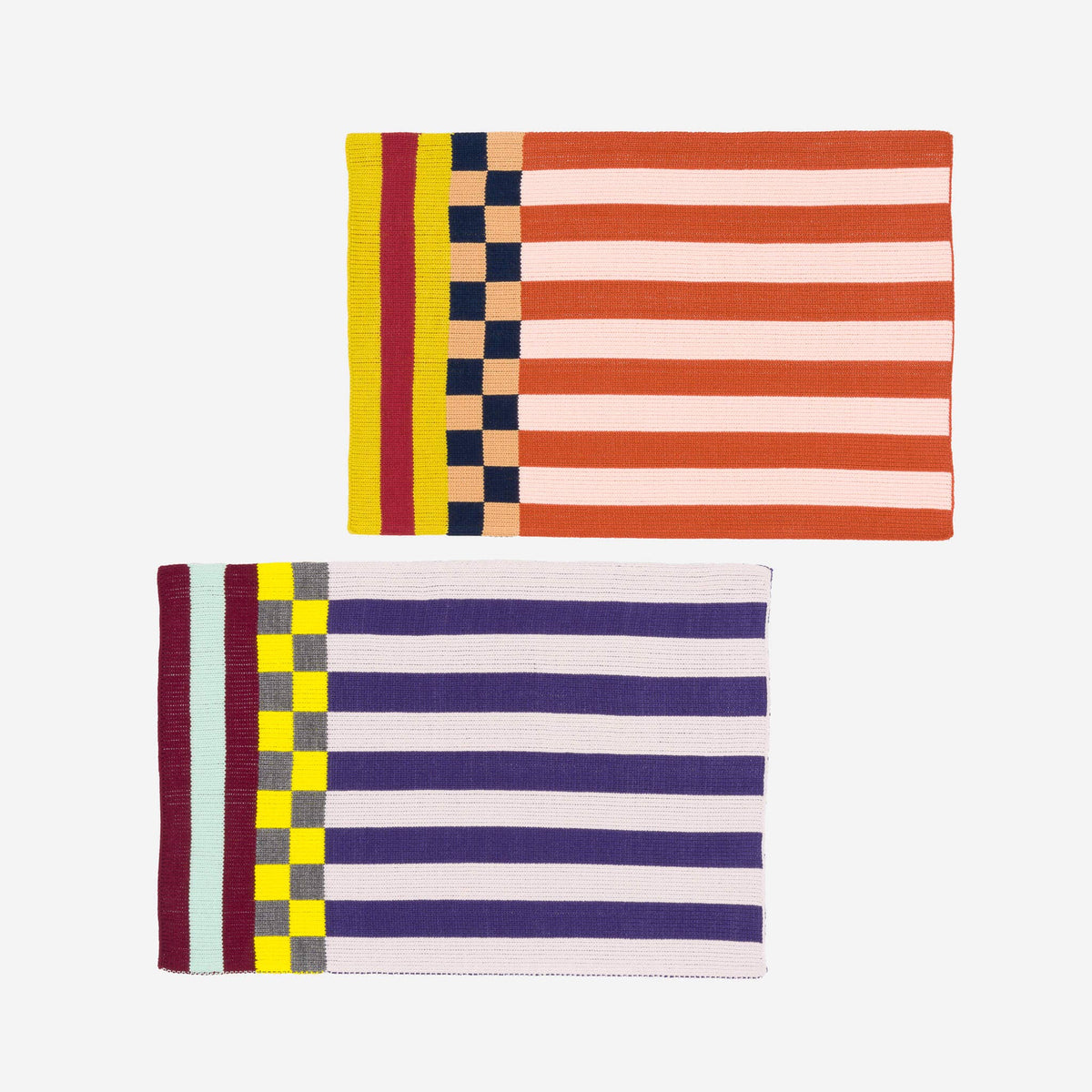 Pattern Patch Placemat Set: Rainbow