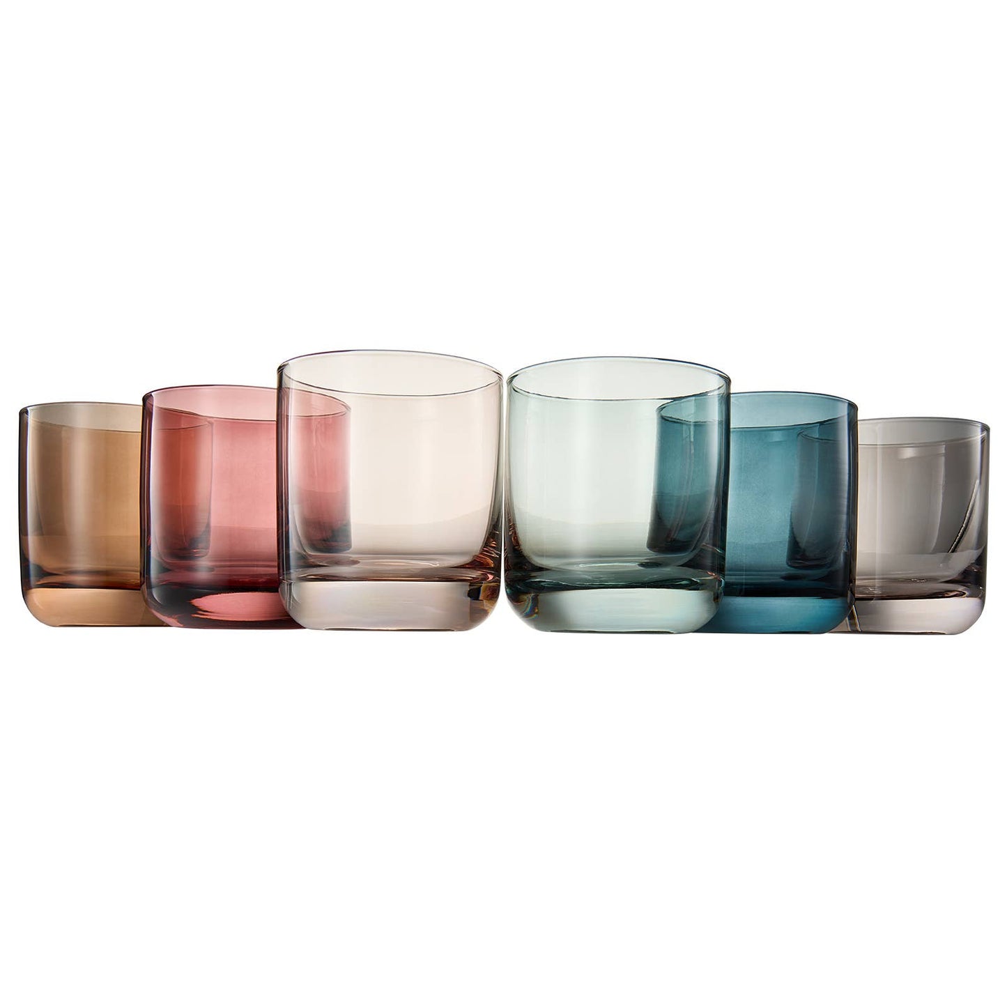 Khen Vintage Old-Fashioned Drinking Glasses Set of 6 | 9.6oz