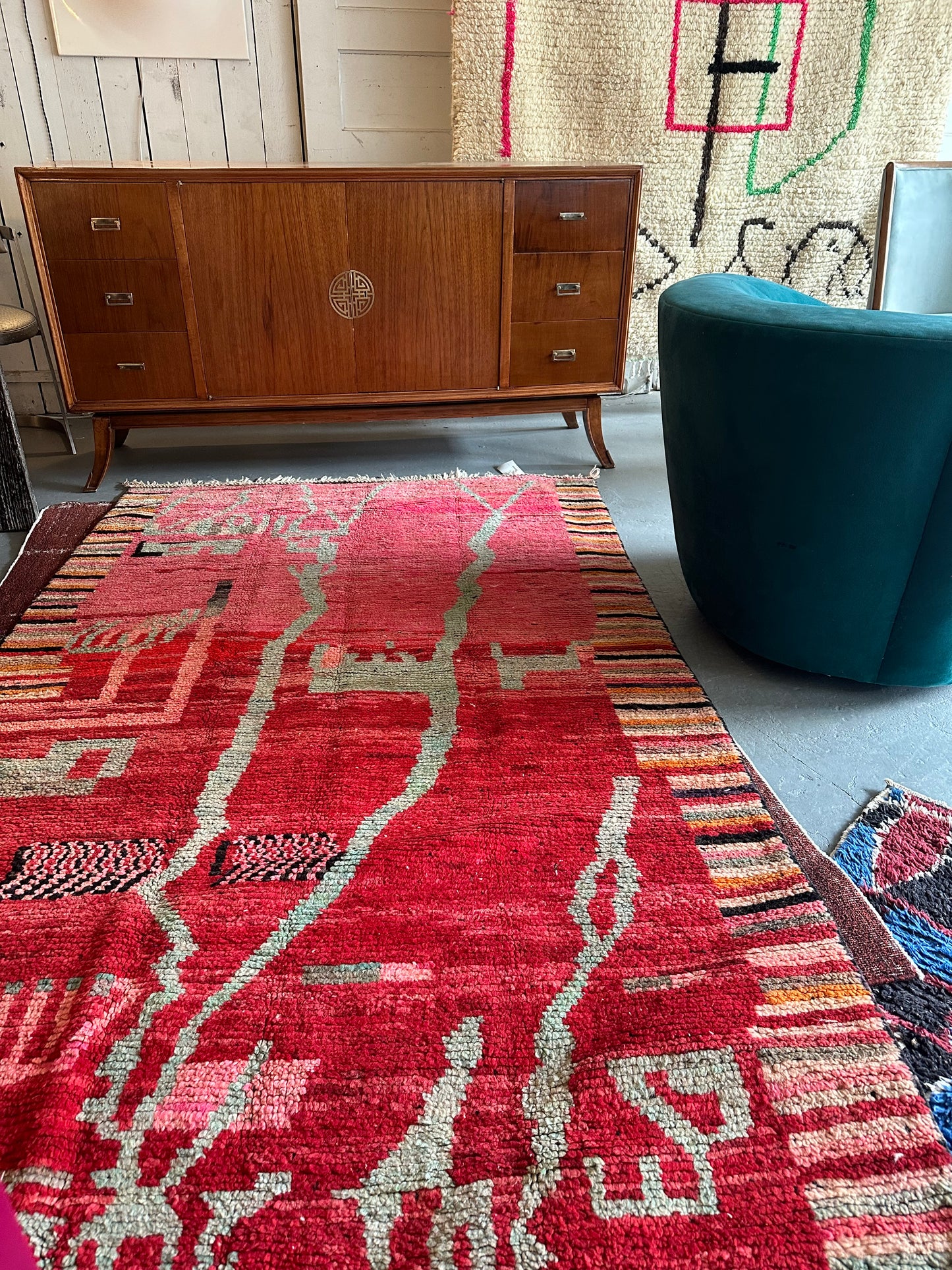 Moroccan rug . 7’9” x 4’9”