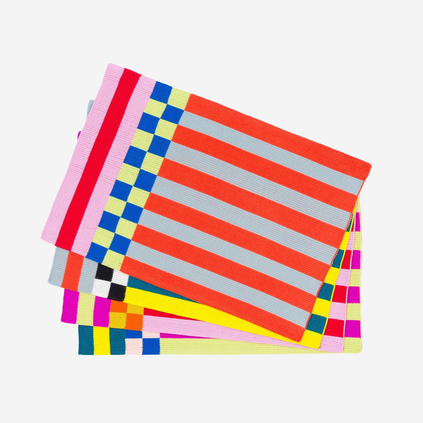 Pattern Patch Placemat Set: Candy