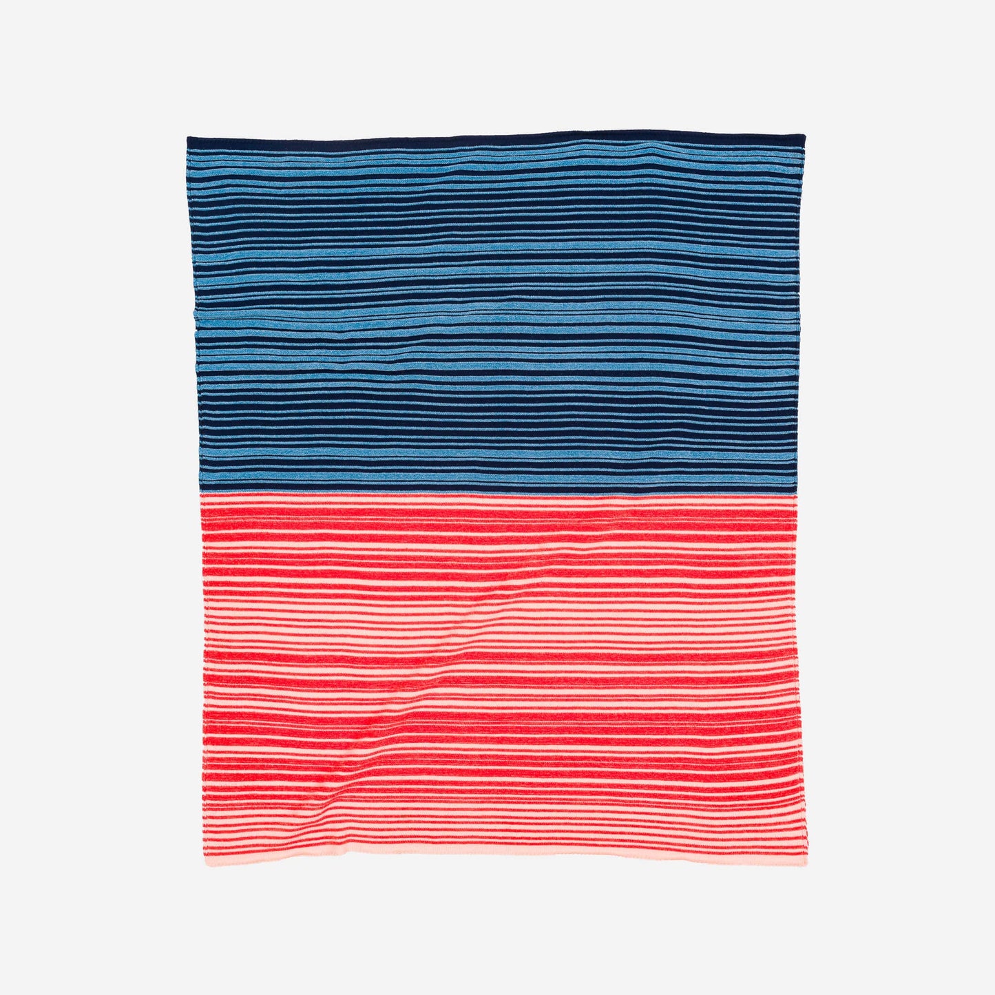 Retro Chenille Throw: Navy Stone Blue