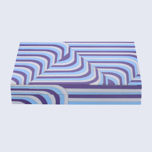 Decorative Storage Box Carnaby Hip Collection: 8x6x1.5