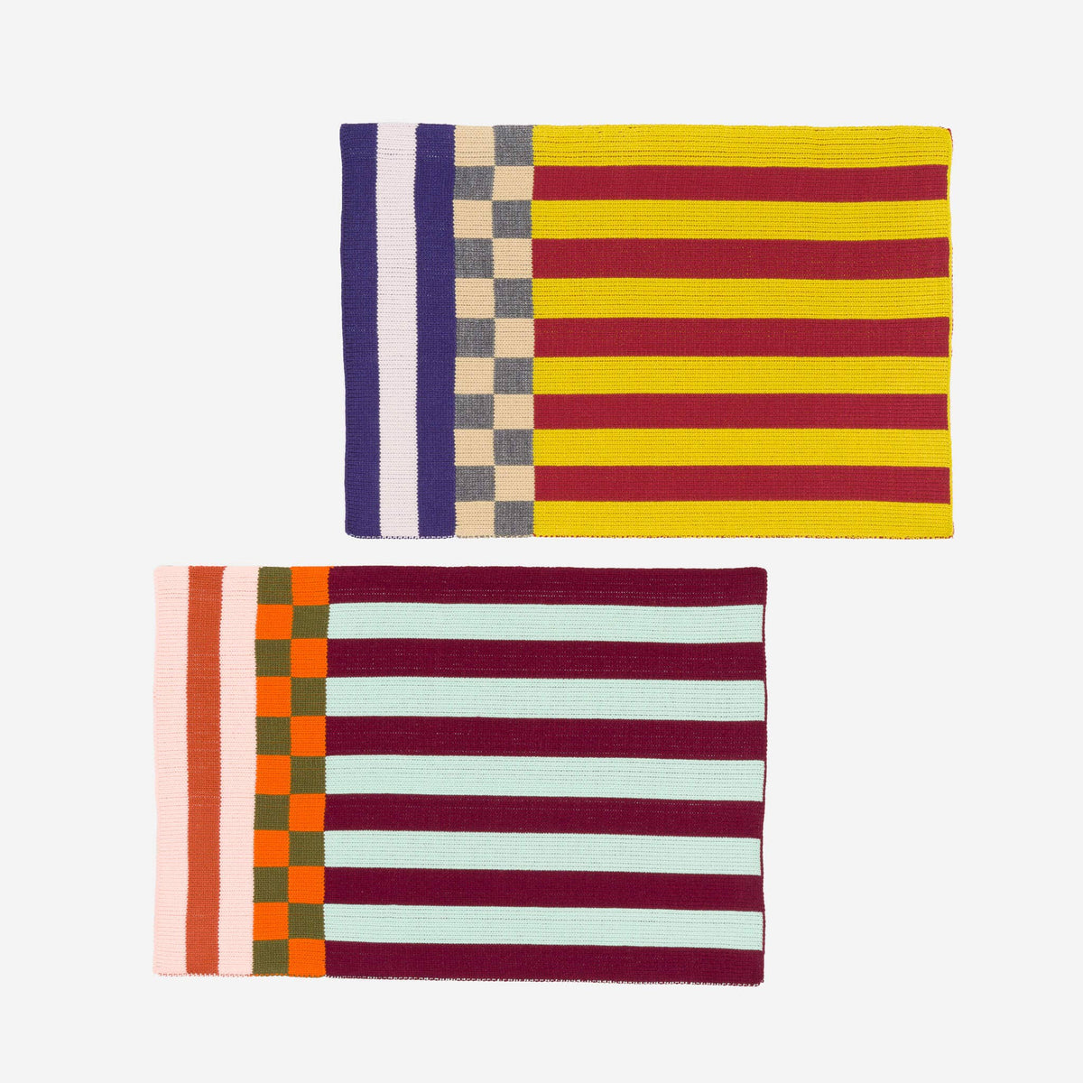 Pattern Patch Placemat Set: Rainbow