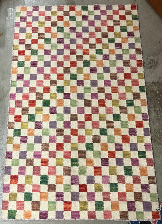 Multi colored rug