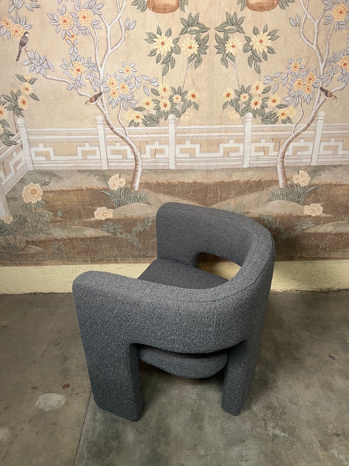 Boucle Arm Chair