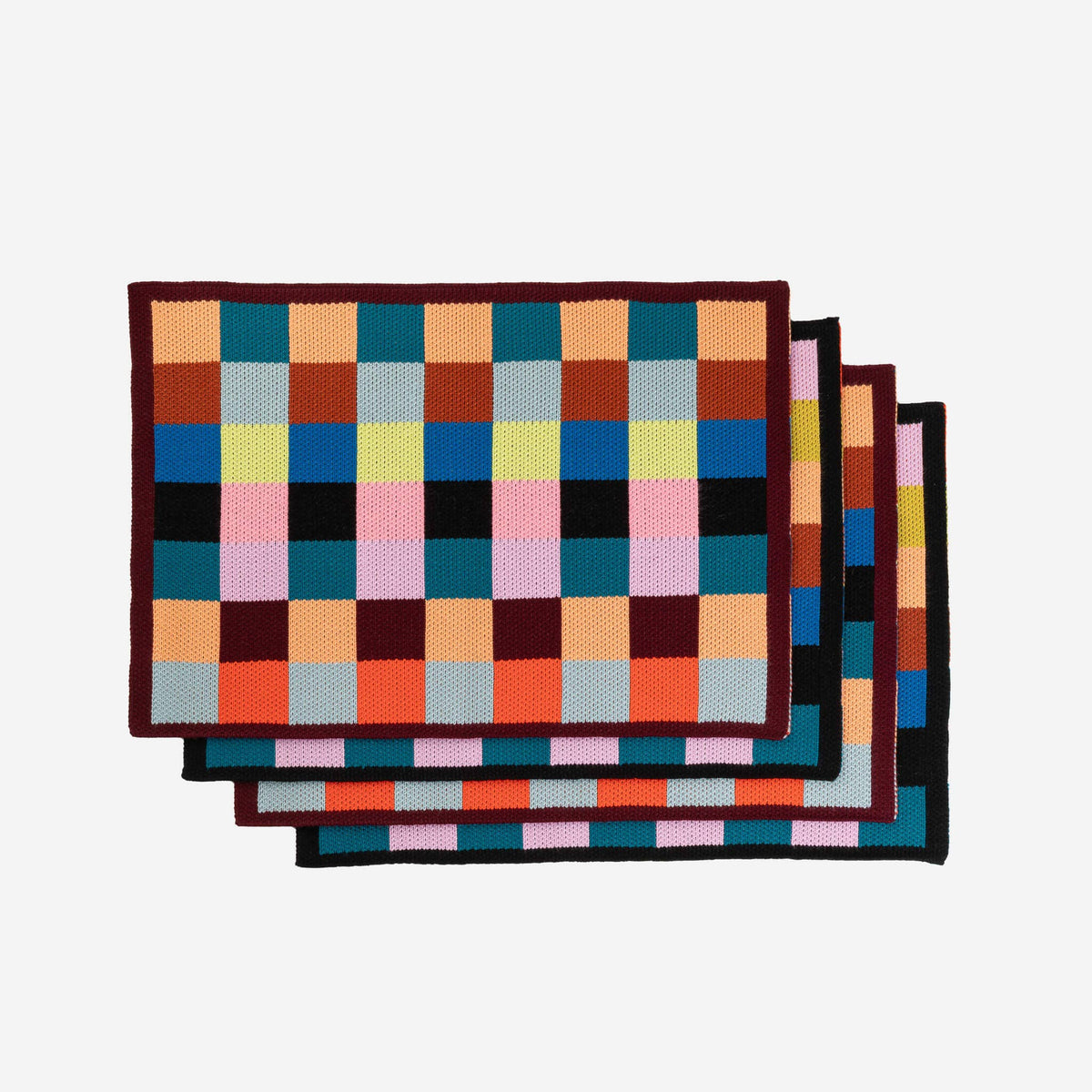 Color Patch Placemat Set: Desert