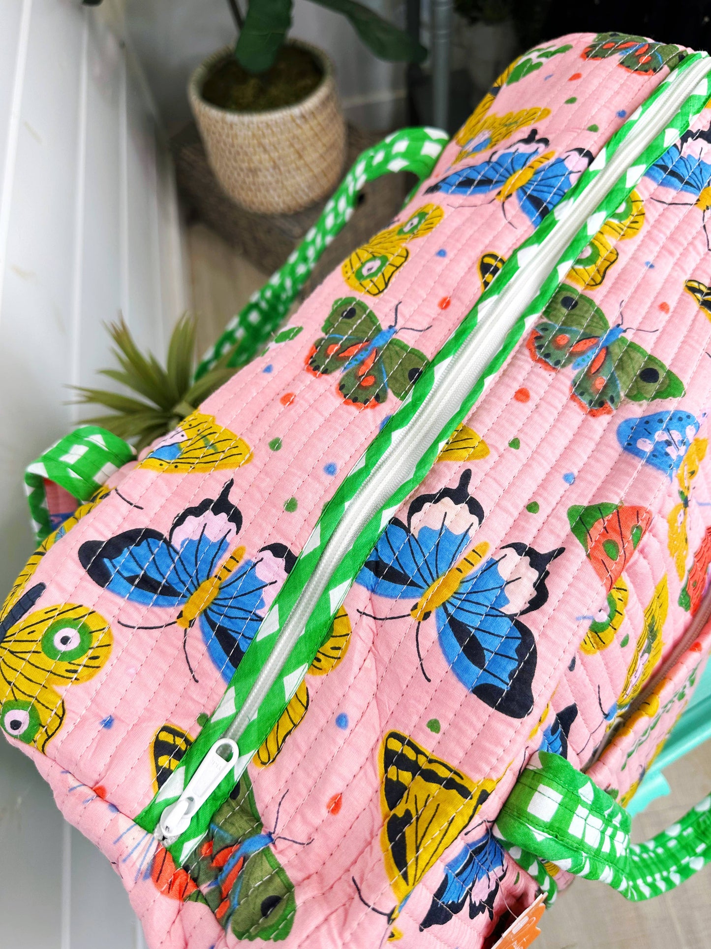 Quilted Duffle Weekender Bag | Overnight Travel Bag