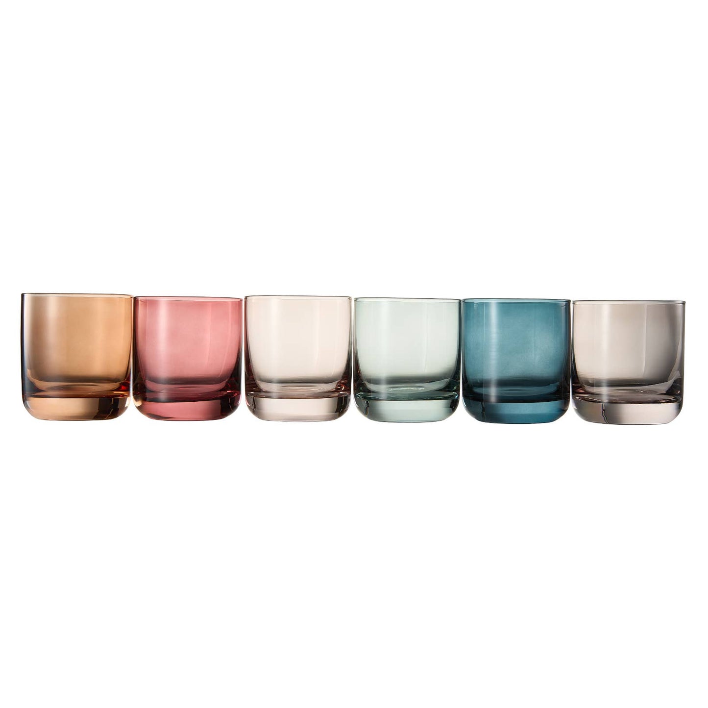 Khen Vintage Old-Fashioned Drinking Glasses Set of 6 | 9.6oz