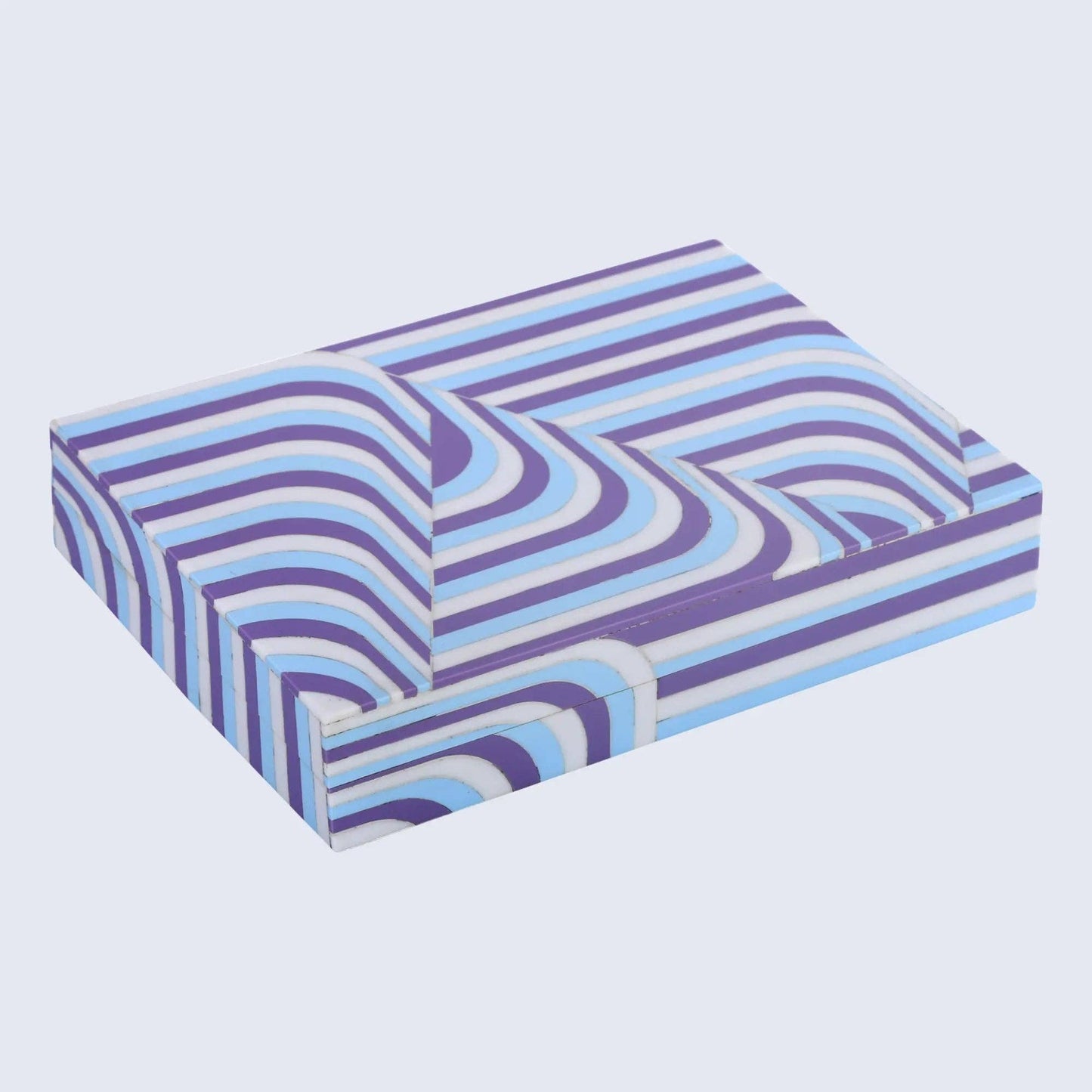 Decorative Storage Box Carnaby Hip Collection: 8x6x1.5