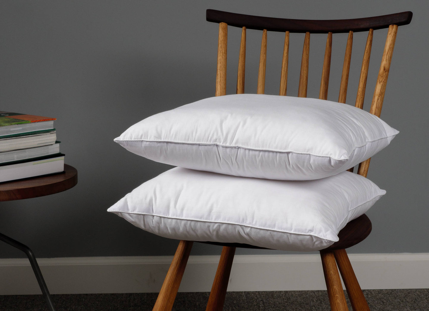 Set Of 2 Down Alternative Throw Pillow Inserts-Various Sizes: 18" x 18"
