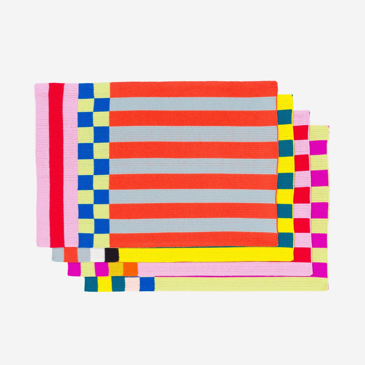 Pattern Patch Placemat Set: Candy