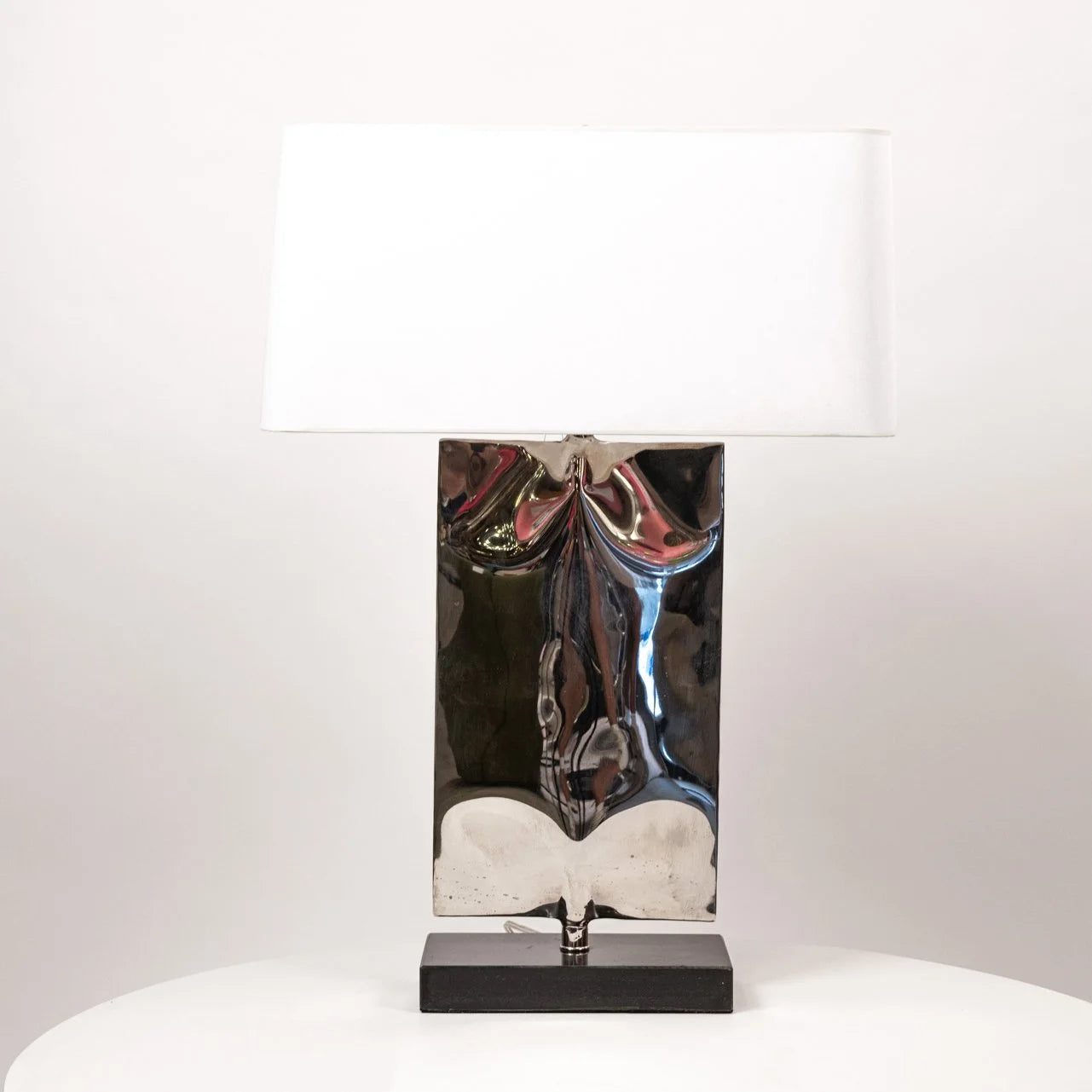 Pair of Metallic Lamps