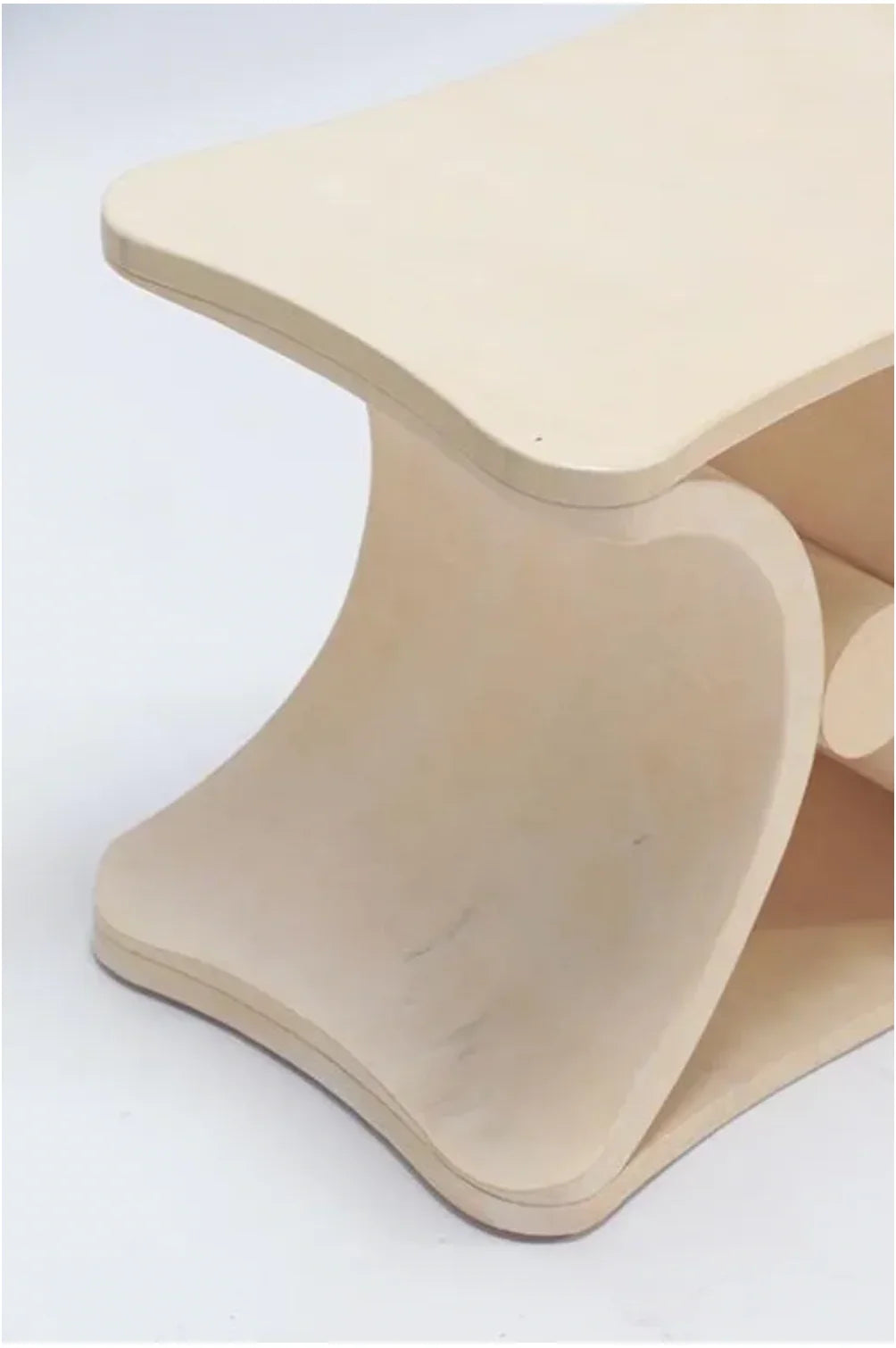 Parchment Covered Side Table