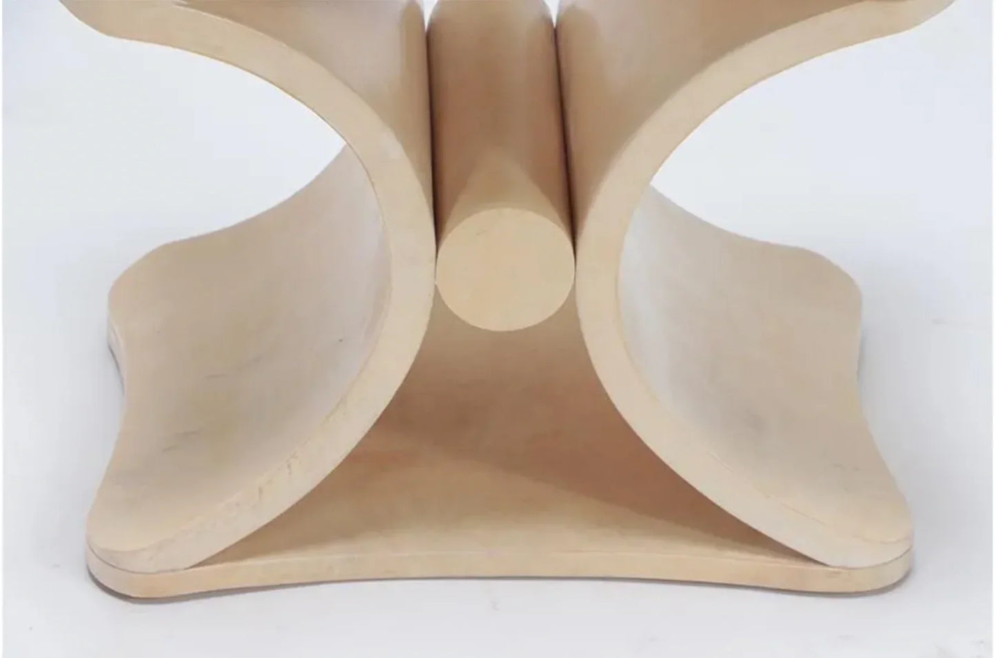 Parchment Covered Side Table