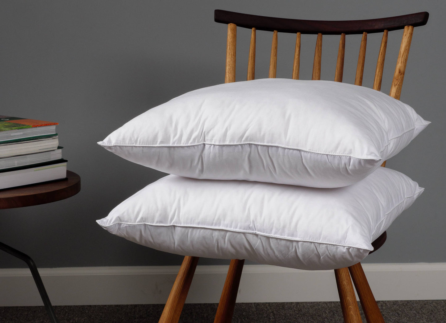 Set Of 2 Down Alternative Throw Pillow Inserts-Various Sizes: 18" x 18"