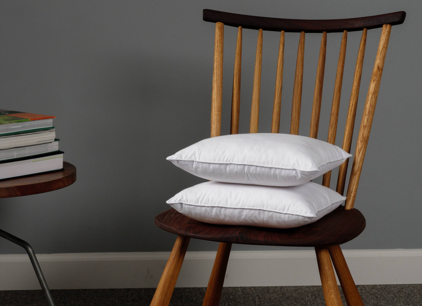 Set Of 2 Down Alternative Throw Pillow Inserts-Various Sizes: 18" x 18"