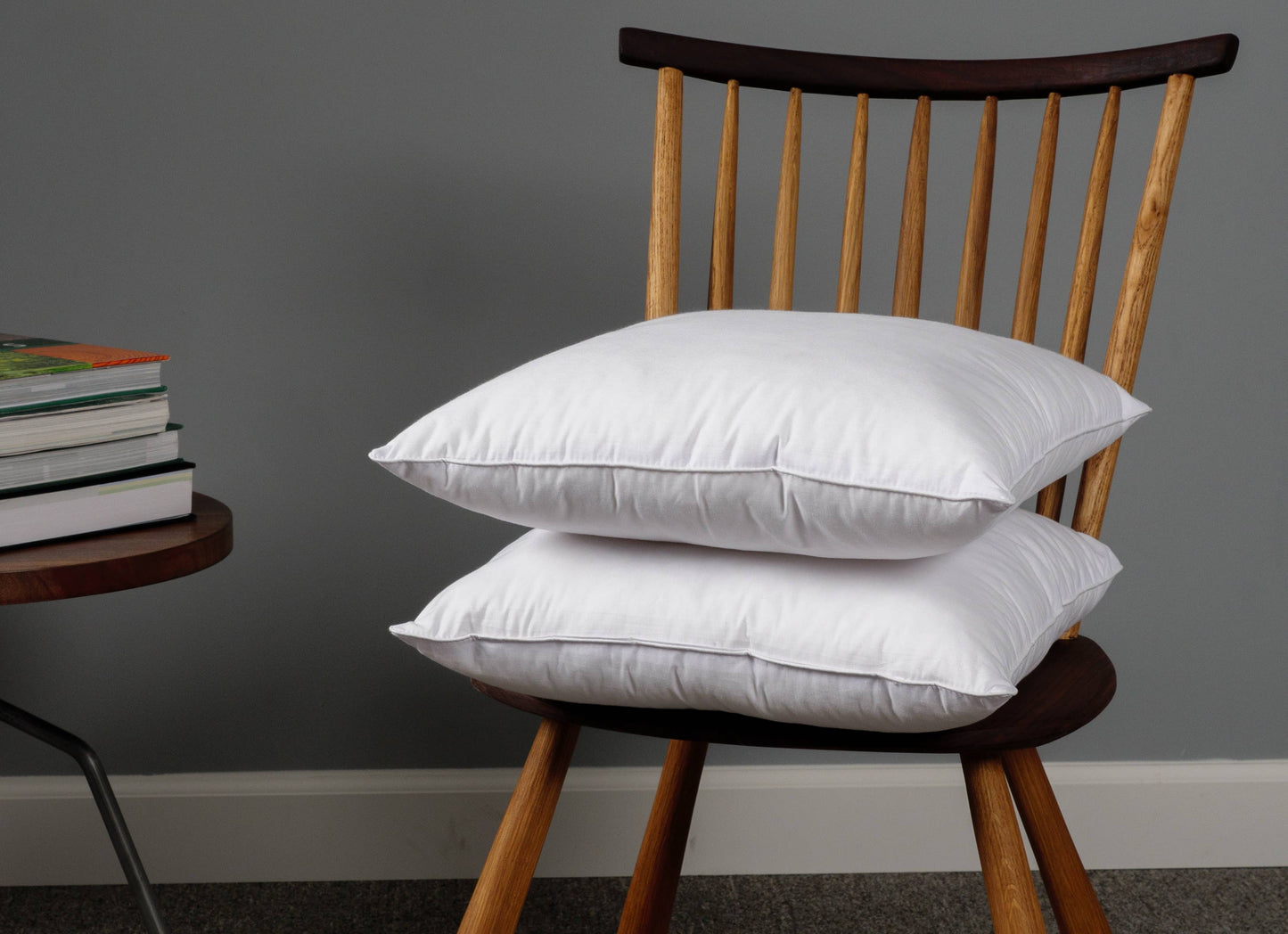 Set Of 2 Down Alternative Throw Pillow Inserts-Various Sizes: 18" x 18"