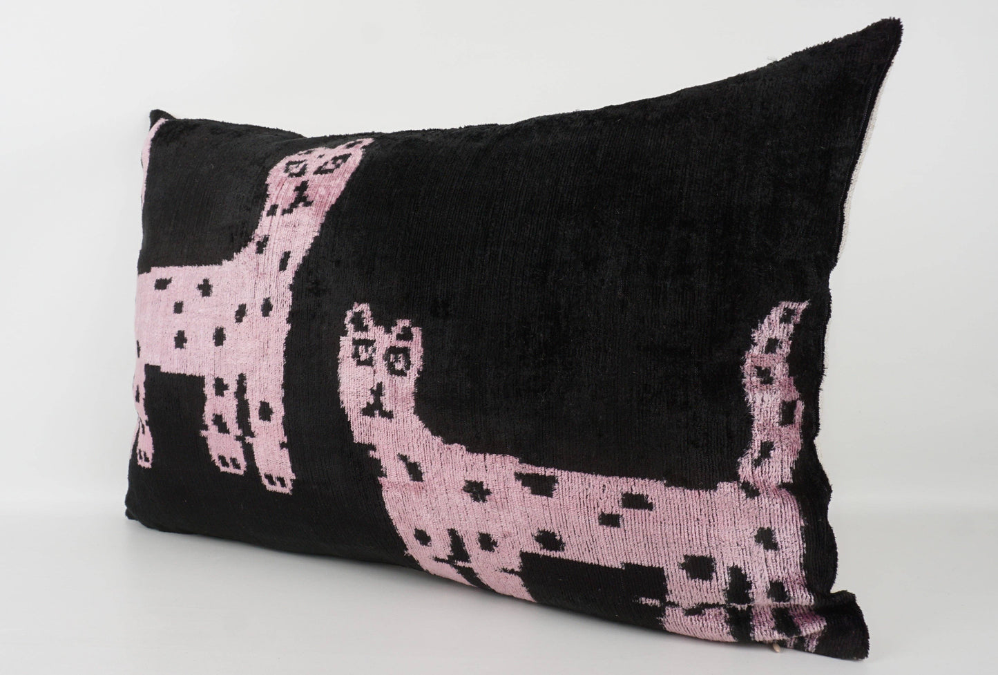 LAWRENCE & PABLO - IKAT SILK/VELVET PILLOWCASE