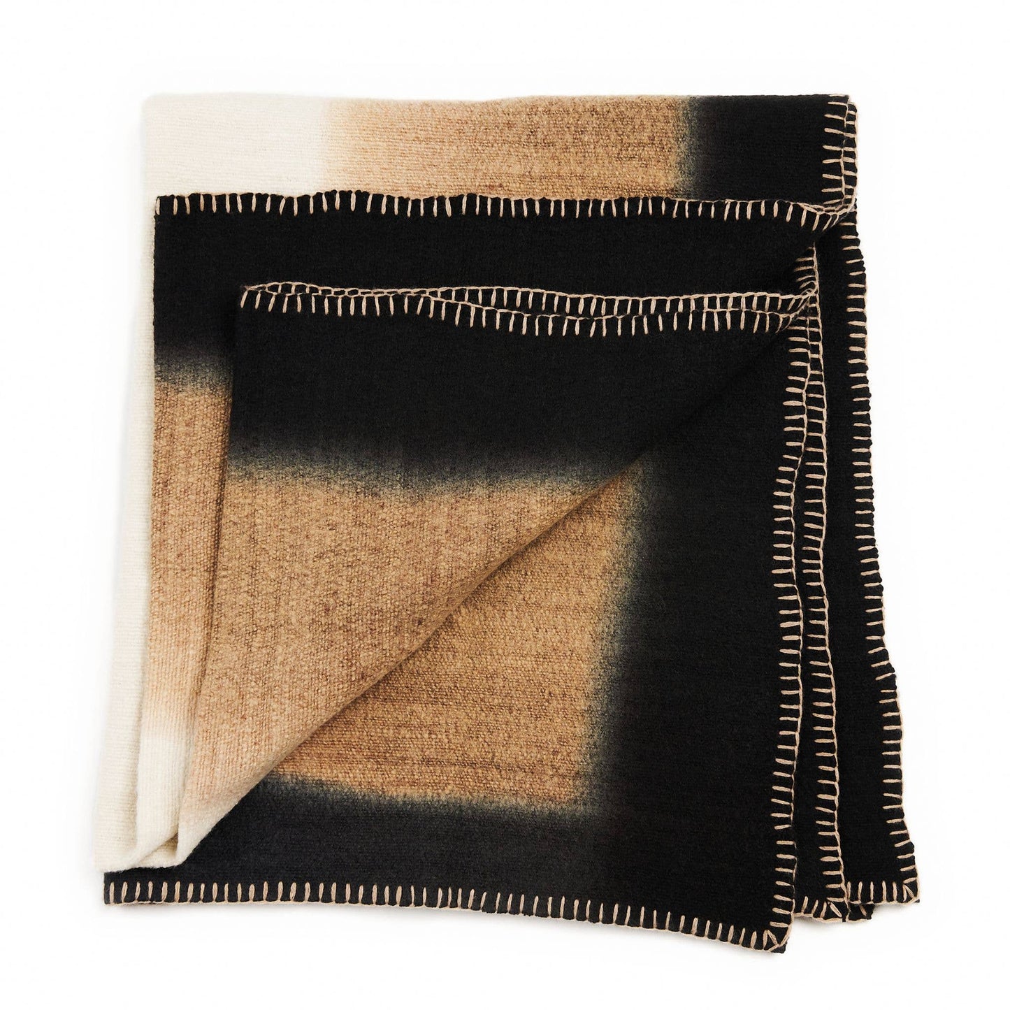 Classic Modern Artisanal Siro Brown Throw Soft Plush Merino: Brown