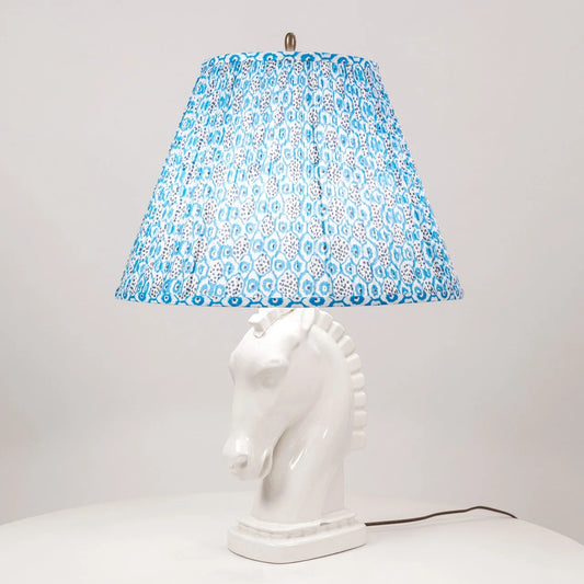 Pair of Ceramic Lamps Modelled as Horse Heads